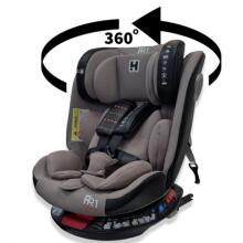 Aga Design Hamilton 360 Isofix Art.FR01 Diamond Black Vaikiška automobilinė kėdutė 0-36 kg