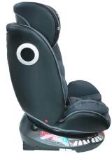 Aga Design Hamilton 360 Isofix Art.FR01 Diamond Black Vaikiška automobilinė kėdutė 0-36 kg