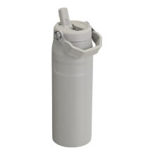 Termosas su šiaudeliu &bdquo;The IceFlow Bottle Flip Straw 2.0&ldquo; 0,71 l, šviesiai pilkas