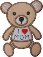 Bathing cover - 217 - TERRY - HAFT -TEDDY BEAR - size 100x100 - GREY