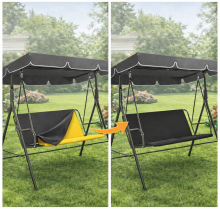 Z-HOME, 140 x 100 cm, Art.63207C, replacement garden swing seat cover, waterproof base material
