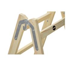 Dvipusės kopėčios H40 StandardLine / medinės / 2x5 pakopų