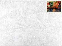 Paveikslas pagal numerius - 51033 - ŠUNIUKAI - dydis 40x30 cm