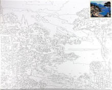 Paveikslas pagal numerius - 45933 - PEISAŽAS - dydis 40x50 cm