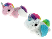 Pliušinis žaislas - 613812 - sukantis uodegėlė - GYVŪNAI - JUNICORNAS - dydis 28 cm