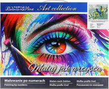 Paveikslas pagal numerius - 50593 - Paukščiai ant šakos - dydis 40x50 cm
