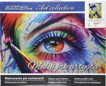 Paveikslas pagal numerius - 45971 - MĖLYNI PAUKŠČIAI - dydis 40x50 cm