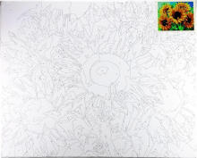Paveikslas pagal numerius - 45896 - SAULĖGRĄŽOS - dydis 40x50 cm