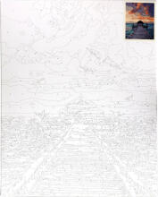 Paveikslas pagal numerius - 45698 - SALA - dydis 40x50 cm