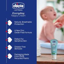 Chicco Baby Moments Diaper Cream Sensitive Skin Art.285147 Kremas nuo vystyklų bėrimo, 100 ml