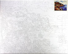 Paveikslas pagal numerius - 45834 - BAY 2 - dydis 40x50 cm