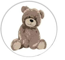 Užvalkalų komplektas - 2 vnt - 120x90, 40x60 - TEDDY - BALTA