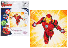 Daimond Mosaic  - 98627 - IRON MAN - dydis 18x18 cm