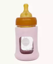 HEVEA 100% Natural Latex Bottle Nipple – ECO, VEGAN & Non-Toxic (3–24 months, 2 pcs) | Compatible with Standard Bottles (Medela, NUK, Bibs, Canpol) | Ultra Soft, Skin-Like Feel