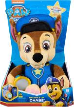 Paw Patrol Snuggle Up Pup  Chase Art.285881  Muzikinis pliušinis žaislas „Paw Patrol“ – prisiglausk šuniuką
