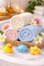 Bebe Basic Cotton Baby Towel  Art.285904 Beige Medvilninis rankšluostis 70x50  cm (100% medvilnė)
