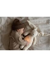 Moonie 2.0 Organic Humming Bunny Art.285920 Cappucino Children's night light "Bunny", from 0 months.