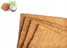 La Bebe™ Natural coconut fiber and PPU foam mattress for bed 120×60×9 cm (6 cm coconut + 2 cm PPU foam)