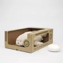 Moonie 2.0 Organic Humming Seal Art.285929 Powder  Children's night light "Seal", from 0 months.