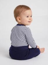La Bebe™ Long-Sleeved Wrap Shirt for Newborn (1 pc), Art.024673, Size 56, 100% Cotton