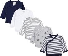 La Bebe™ Long-Sleeved Wrap Shirt for Newborn (1 pc), Art.024674, Size 56, 100% Cotton