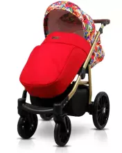 Babylux Aspero Art.286109 Grey Flex Black Universal 3-in-1 stroller