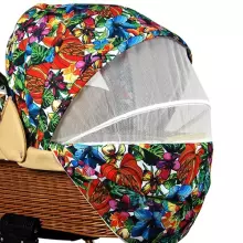 Babylux Classic Art.286140 Garden Flowers vežimėlis 3 viename