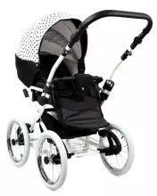 Babylux Margaret White Art.286165 Grey Flex vežimėlis 3 viename