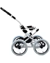 Babylux Margaret White Art.286167 Magic Grey vežimėlis 3 viename