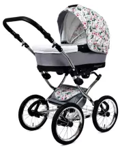 Babylux Margaret Exclusive Art.286179 Grey Flex vežimėlis 3 viename