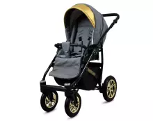 Babylux Gold Lux Art.286207 Flaxen Universal 3-in-1 stroller