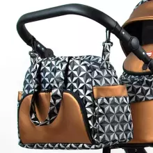 Babylux Miracle Art.286326 Сandy Hibiscus Universal 3-in-1 stroller
