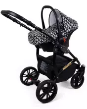 Babylux Miracle Art.286327 Gold Braid Universal 3-in-1 stroller