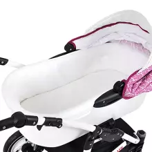 Babylux White Lux  Art.286336 Sweet Pink Universal 3-in-1 stroller