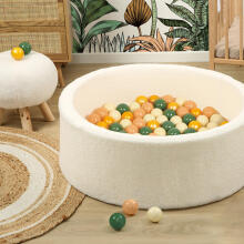 LUDI Round Ball Pool, White