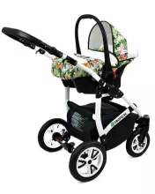 Babylux Tropical Art.286429 Parrots Tropics Universal 3-in-1 stroller