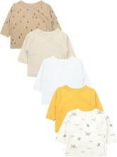 La Bebe™ Long-Sleeved Wrap Shirt for Newborn (1 pc), Art.024645, Size 50, 100% Cotton