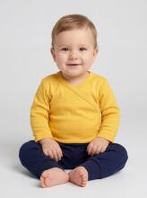 La Bebe™ Long-Sleeved Wrap Shirt for Newborn (1 pc), Art.024646, Size 50, 100% Cotton