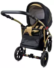 Babylux Largo Art.286475 Black Moro Universal 3-in-1 stroller