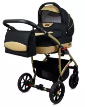 Babylux Largo Art.286480 Coffee Silver Universal 3-in-1 stroller