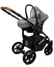 Babylux Optimal Art.286496 Colorful Feathers Universal 3-in-1 stroller