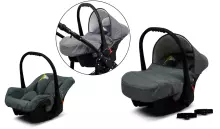 Babylux Optimal Art.286504 Red Tulips  Universal 3-in-1 stroller