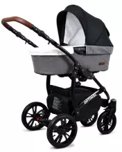 Babylux Optimal Art.286505 Silver Stone  Universal 3-in-1 stroller