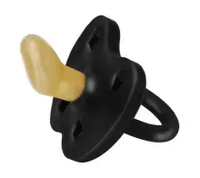 Hevea Natural Rubber Pacifier  Art.211721 Space Black Anatominis / ortopedinis latekso jaukas 3-36 mėn