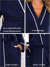 Italian Fashion Women Bathrobe Long Sleeve Art.286671 Wine Red  chalatas (chalatas) nėščioms moterims
