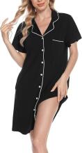 Italian Fashion Nightdress Art.286683 Dark Pink  Nėščiųjų/žindymo naktinukai