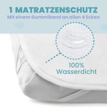 Fitted Sheet Art.286828 Medvilninis lakštas su guminiu lopšiu