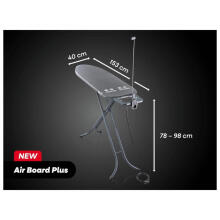 Lyginimo lenta Air Board M Black Plus 120x38cm