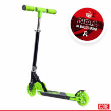 Core Foldy Kids Scooter Art.CRE-FLD-KS-BG Green Dviratis paspirtukas