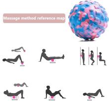 Haobin  Sensory Balls/Tip Foot Massager  Art.287148 Mix  Sensorinis kamuolys 7.5 cm